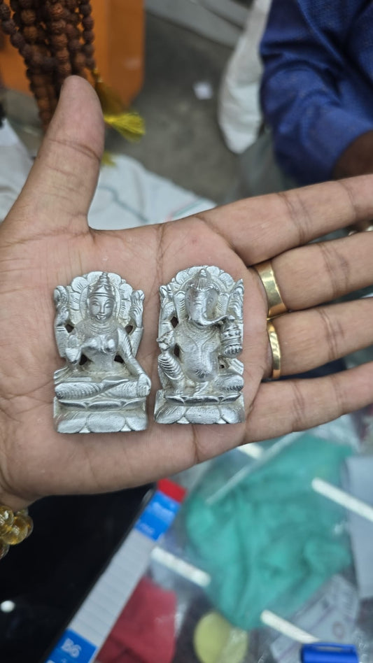 ShivaRatna Parad Ganesh Laxmi (Mercury) - 200-205 Grams