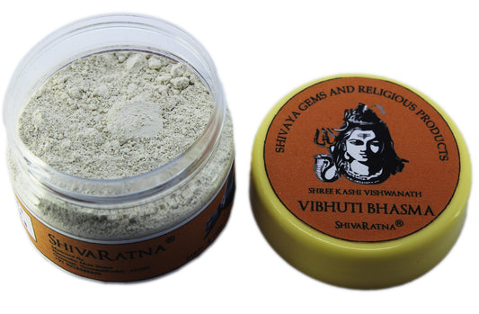 ShivaRatna Wood Shree Kashi Vishwanath Vibhuti Bhasma - ShivaRatna