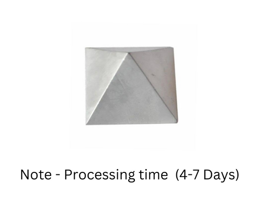 ShivaRatna Parad Pyramid 2.5-3 inch dimension 1000-1100 gram in weight ( Original Parad Mercury ) - ShivaRatna