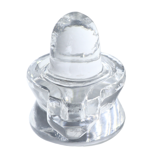 ShivaRatna 100% Sphatik Shivling AAA Quality 75 - 85 Grams - ShivaRatna