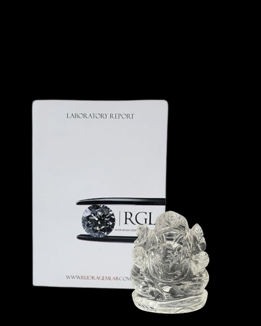 iso certified sphatik ganesh idol