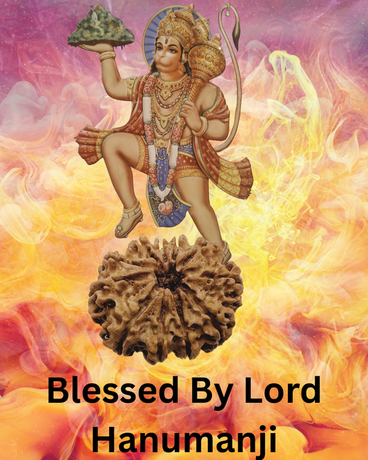 11mukhi rudraksha blessed by lord hanumanji
