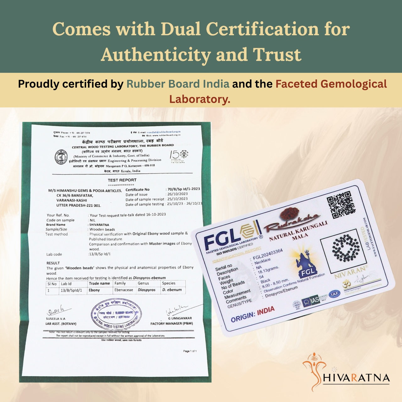 goverment approved certificate by shivaratna