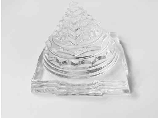 ShivaRatna Sphatik Shree Yantra - 419 Gram - ShivaRatna