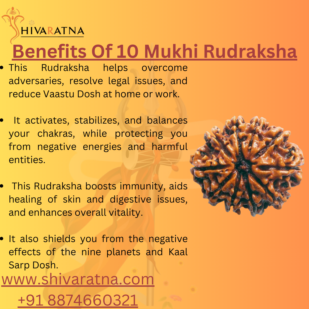 benefits of 10mukhi rudraksha
