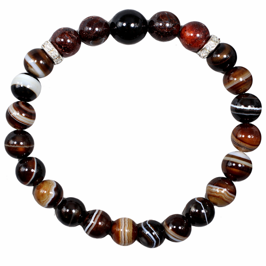 ShivaRatna Gemini Cosmic Harmony Bracelet – Duality & Inner Strength - ShivaRatna