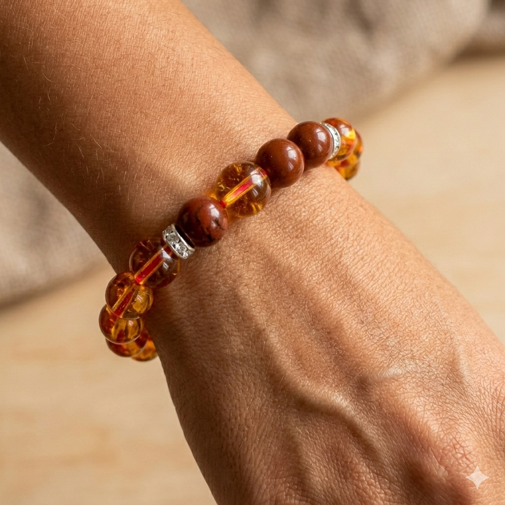 ShivaRatna Leo Spiritual Healing Bracelet – Confidence, Strength & Leadership - ShivaRatna