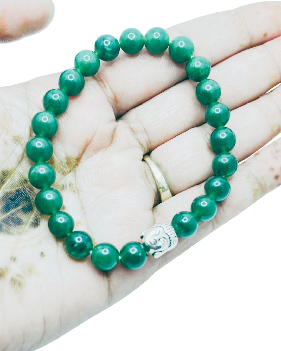 ShivaRatna Green Jade Bracelet - ShivaRatna