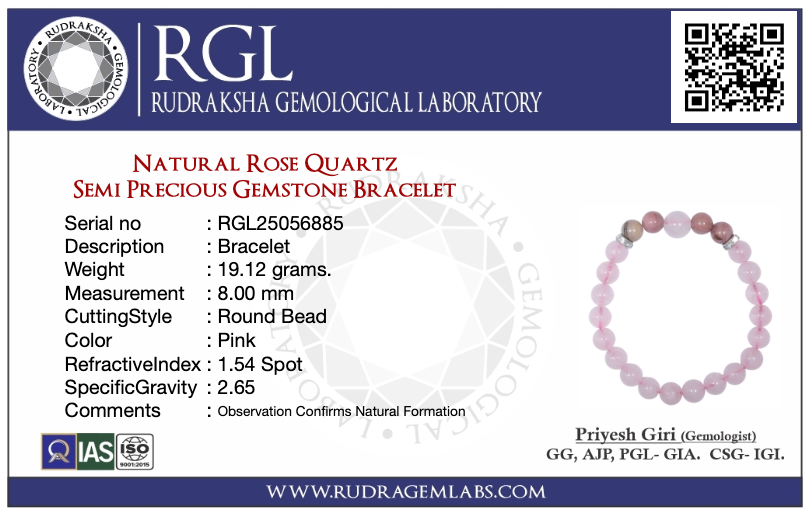 ShivaRatna Taurus Healing Bracelet – Rose Quartz & Natural Stones | Love • Stability • Abundance - ShivaRatna