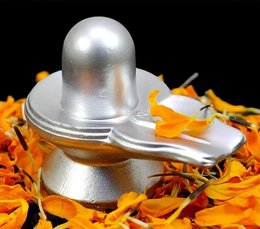 ShivaRatna Mercury Parad Shivling (3 cm, 75 Grams) , Silver - ShivaRatna