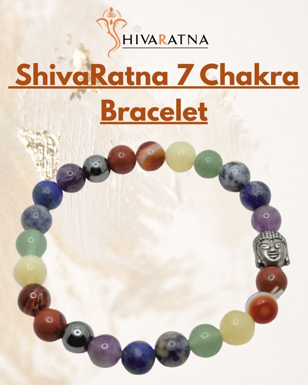 shivaratna 7 chakar stone bracelet