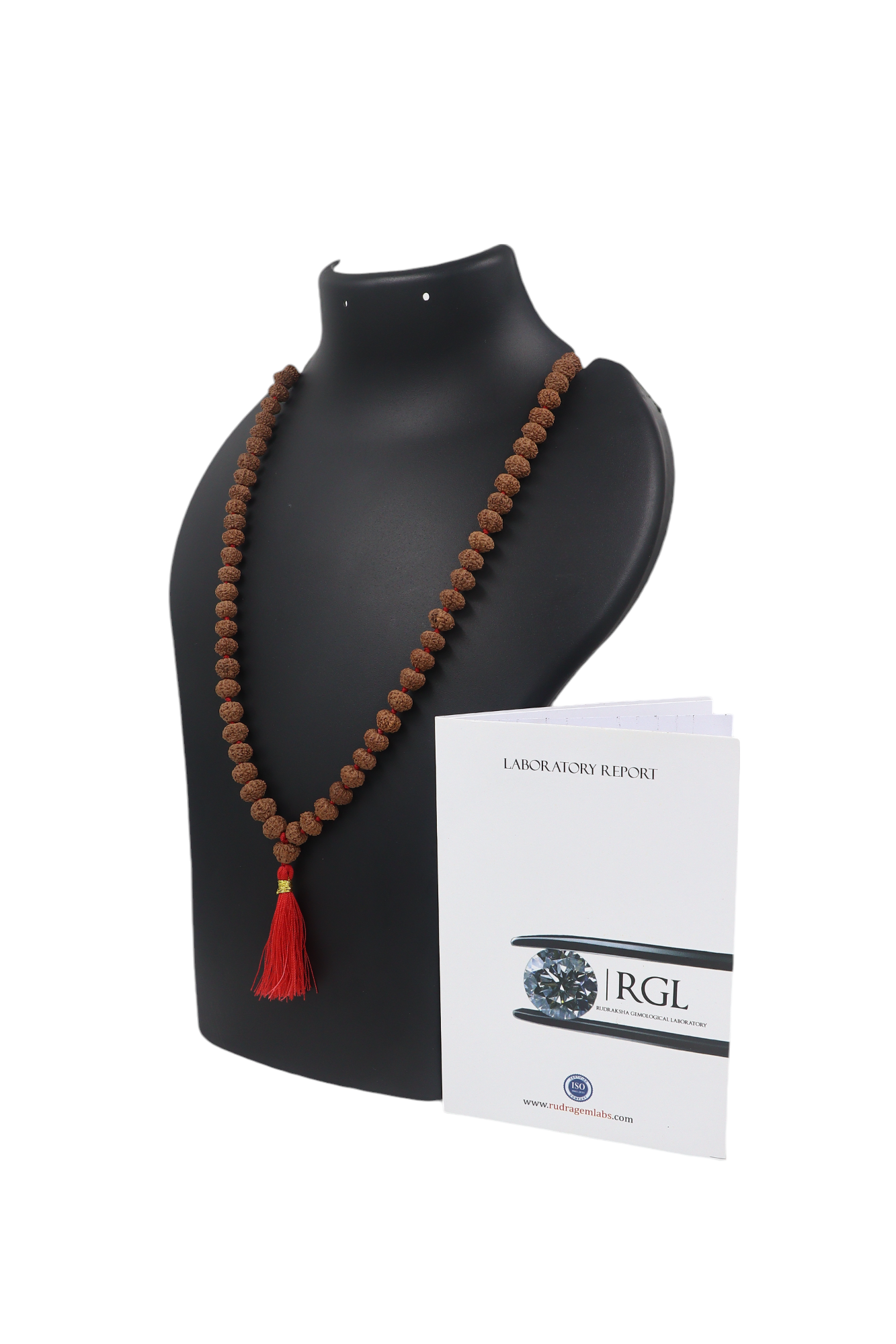 ISO certified 9 mukhi rudraksha mala