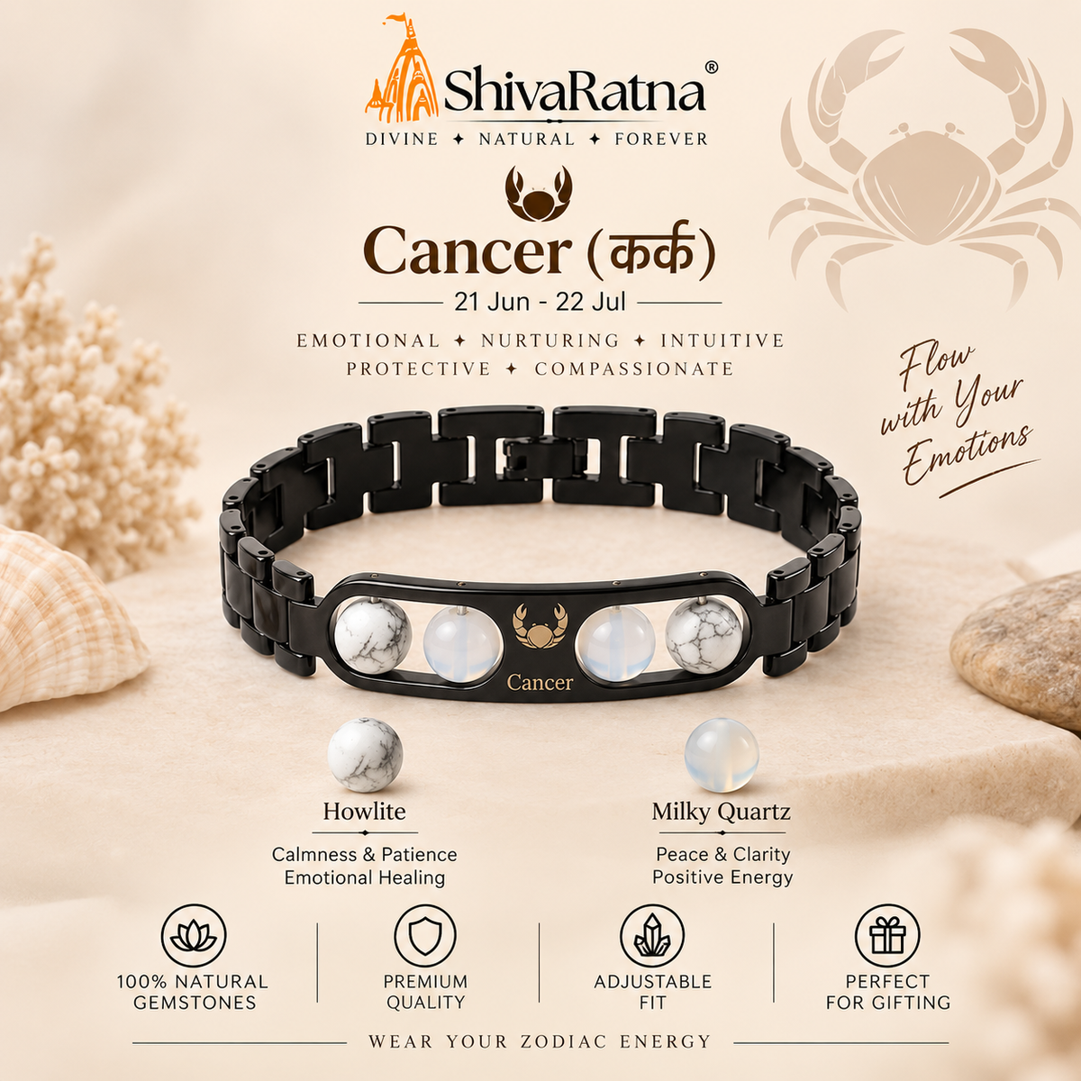 Cancer Zodiac Bracelet