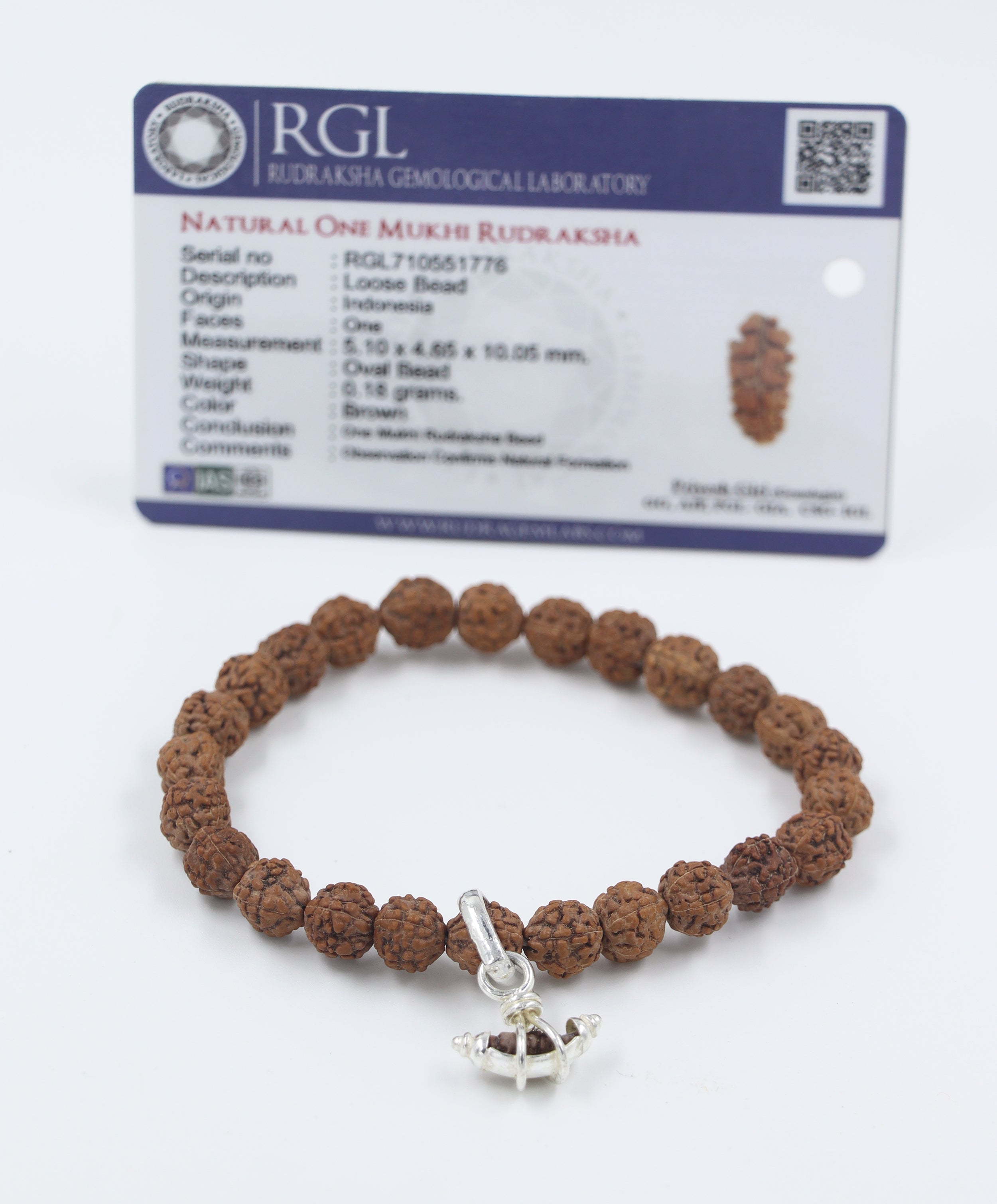 Rudraksha beads clearance bracelet