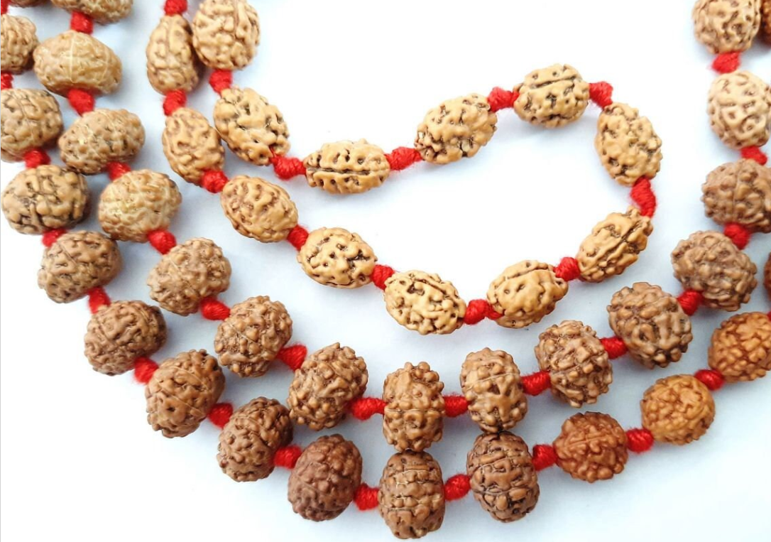 ShivaRatna Navrgraha Rudraksha Mala (72+1 Beads) -Lab Certified