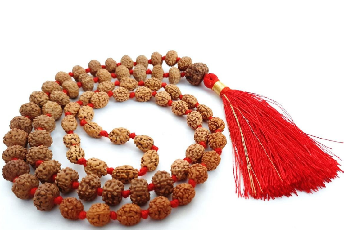 ShivaRatna Navrgraha Rudraksha Mala (72+1 Beads) -Lab Certified