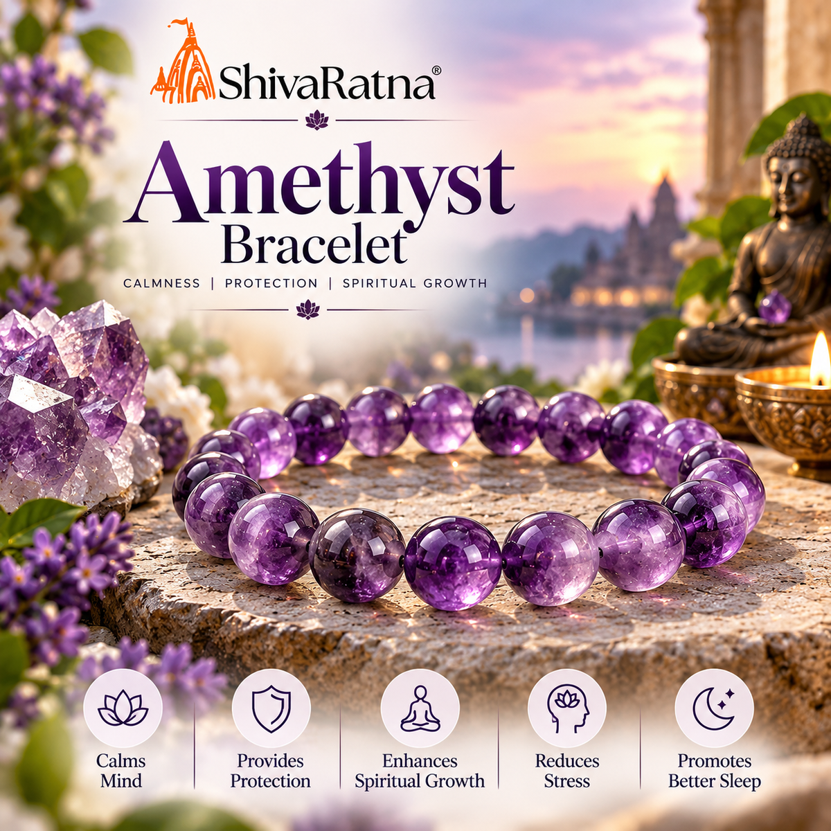real stone bracelet