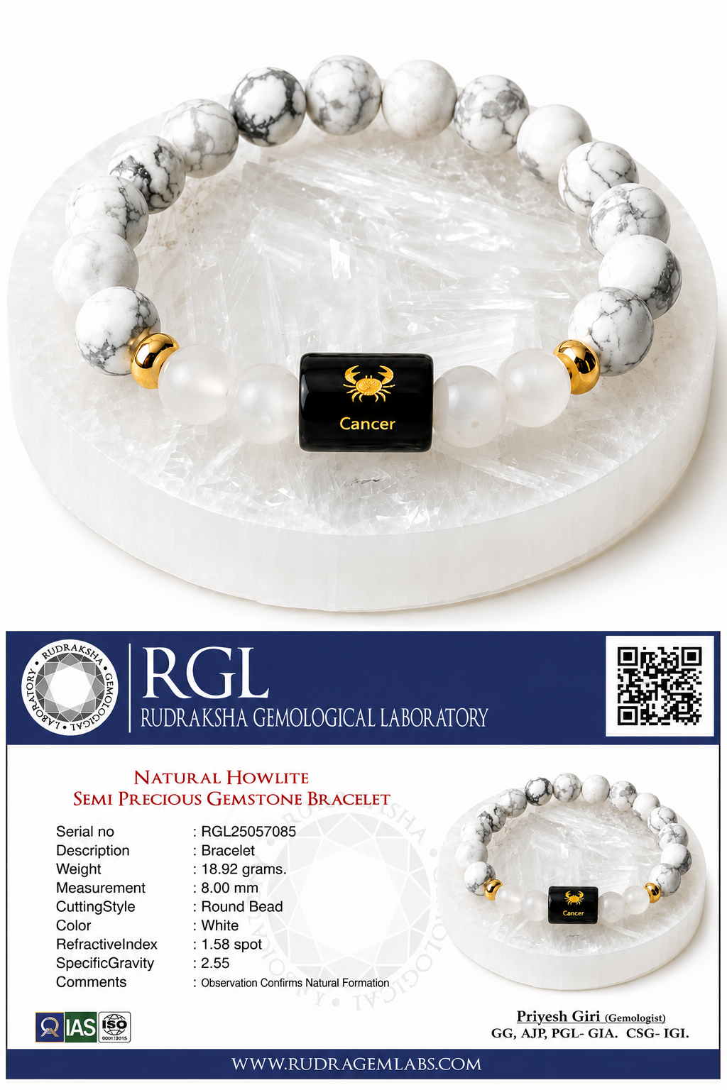 certified bracelet