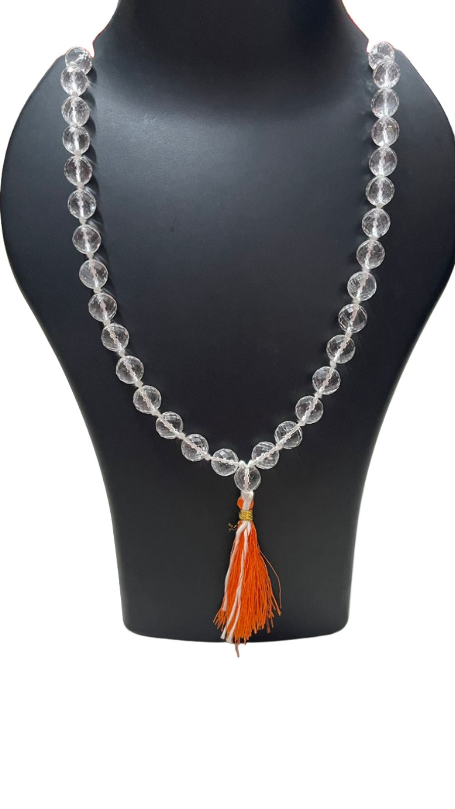 Shivaratna diamond cut sphatik mala