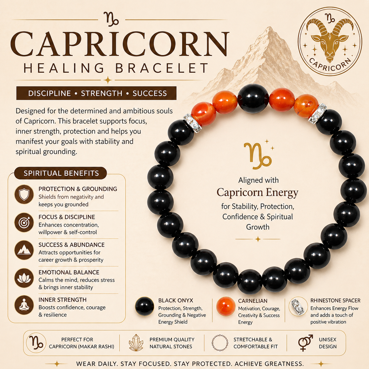 capricorn bracelet 