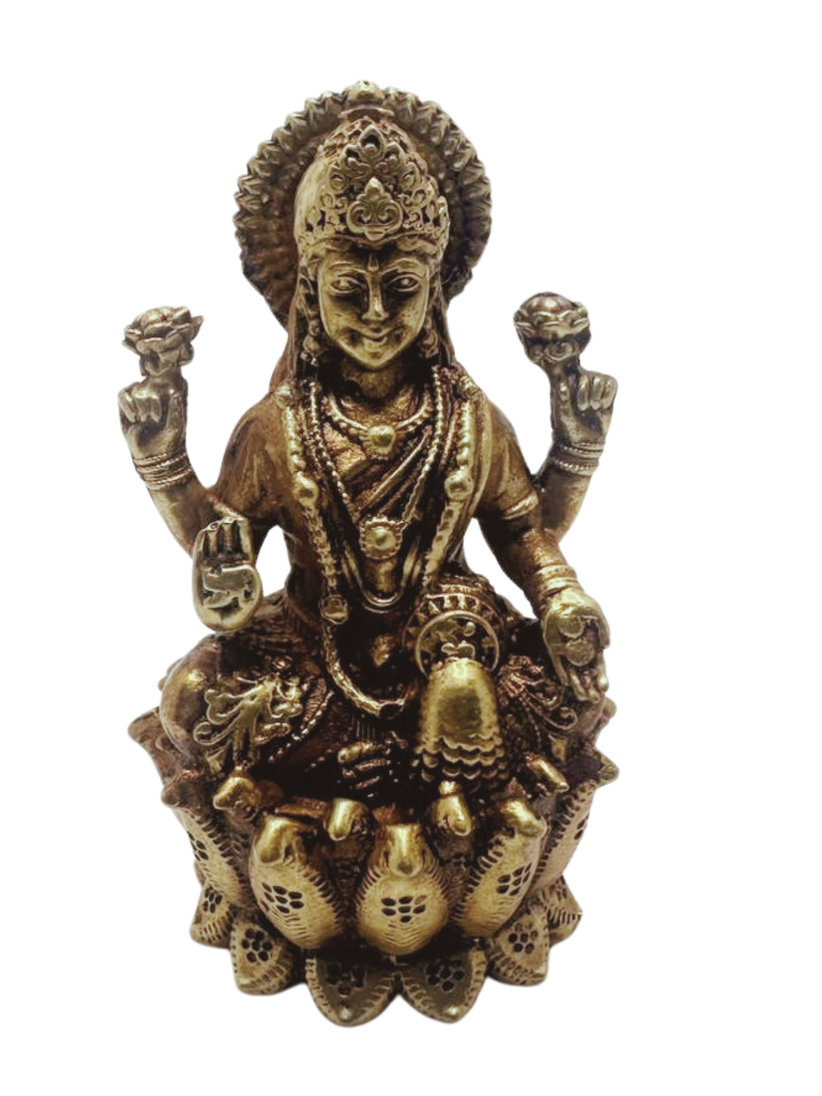 pure brass lakshmiji murti