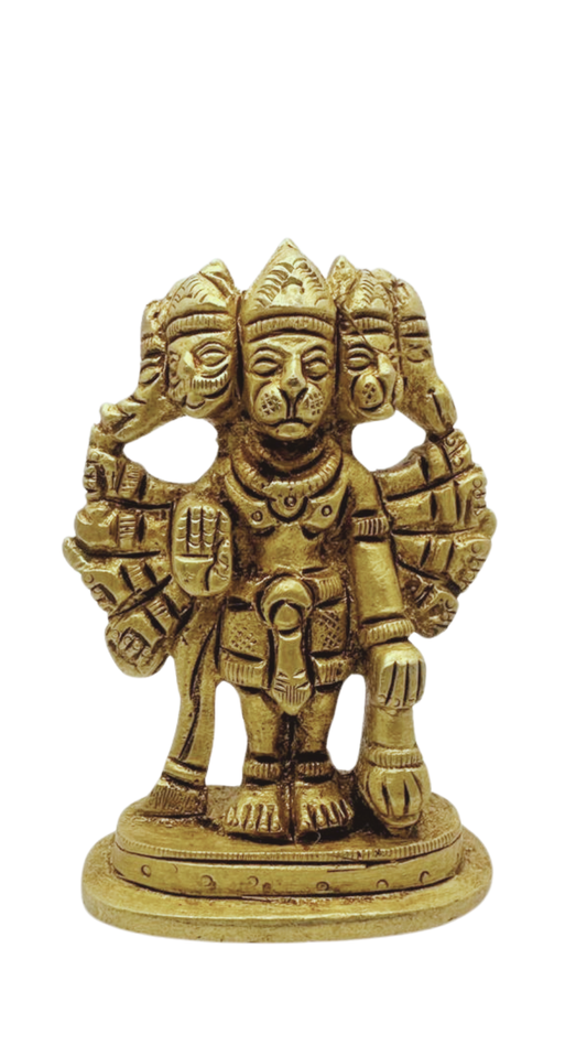 brass panchmukhi murti